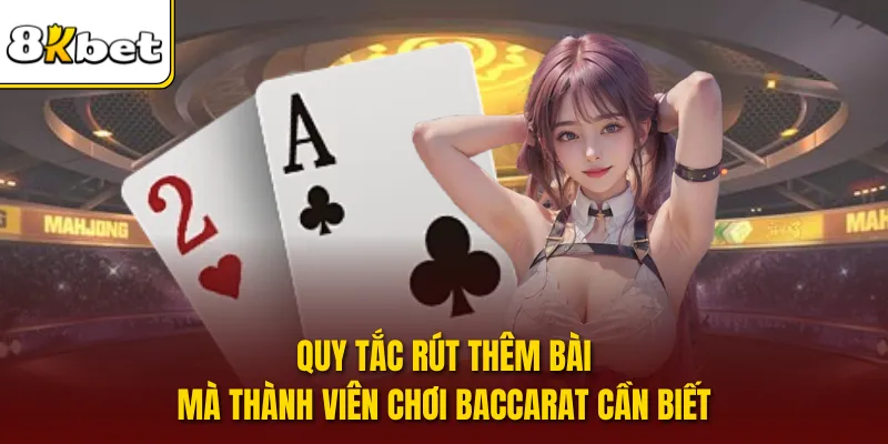 Quy tắc rút thêm bài mà thành viên chơi Baccarat cần biết